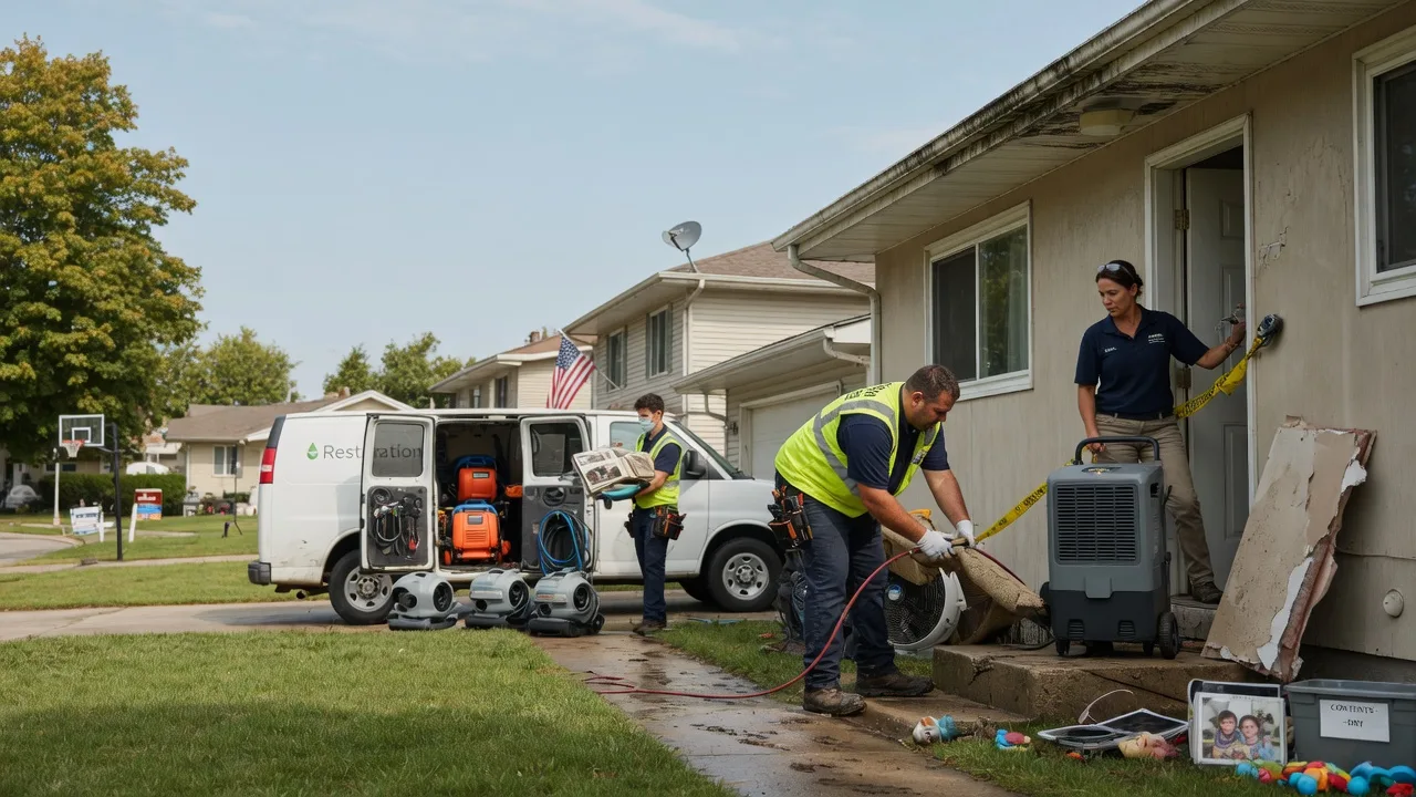 Water Damage Restoration in Farina, IL near me